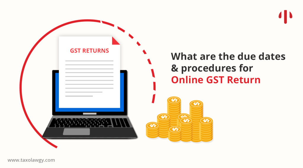 What are the due dates & procedures for Online GST Return?